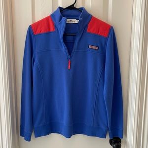 Vineyard Vines quarter zip pull over sweater